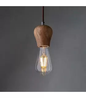 چراغ آویز چوبی مدل لئو