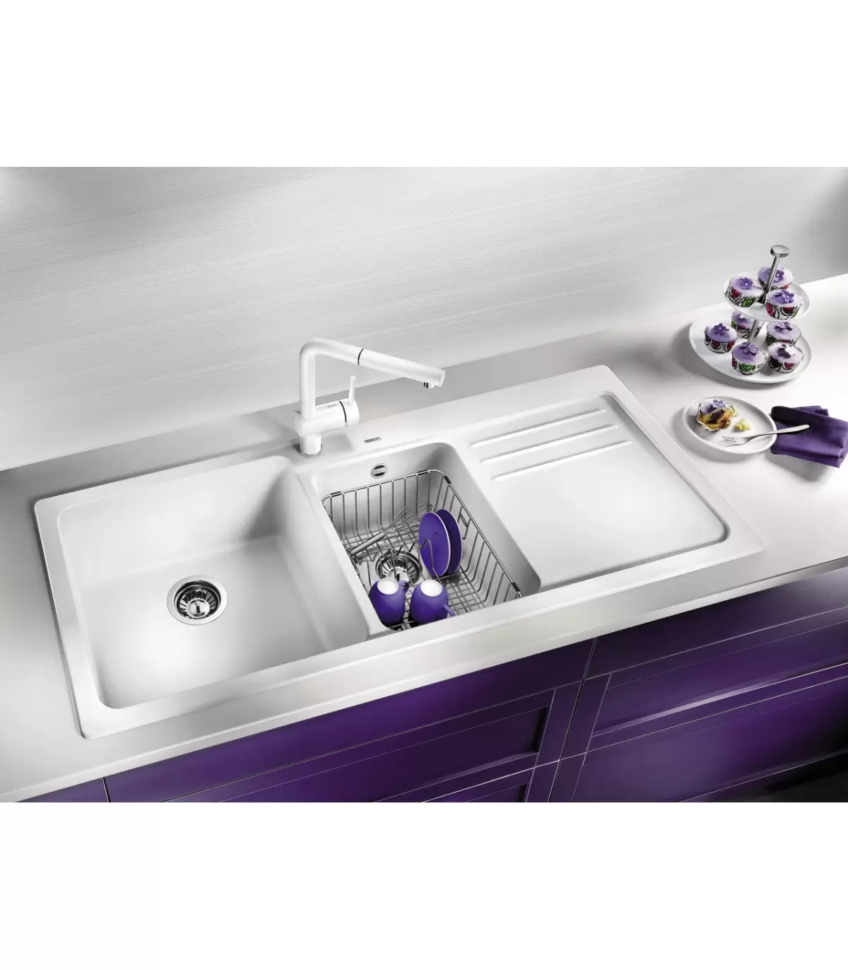 سینک گرانیتی بلانکو سفید