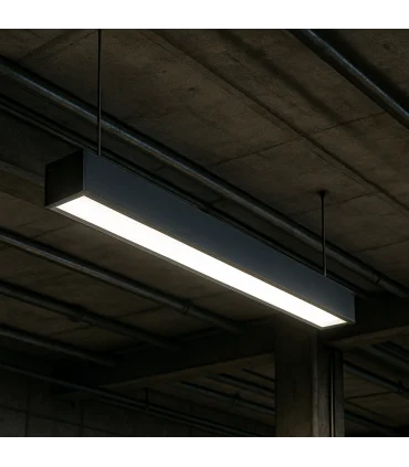 چراغ خطی صنعتی و کارگاهی روکار