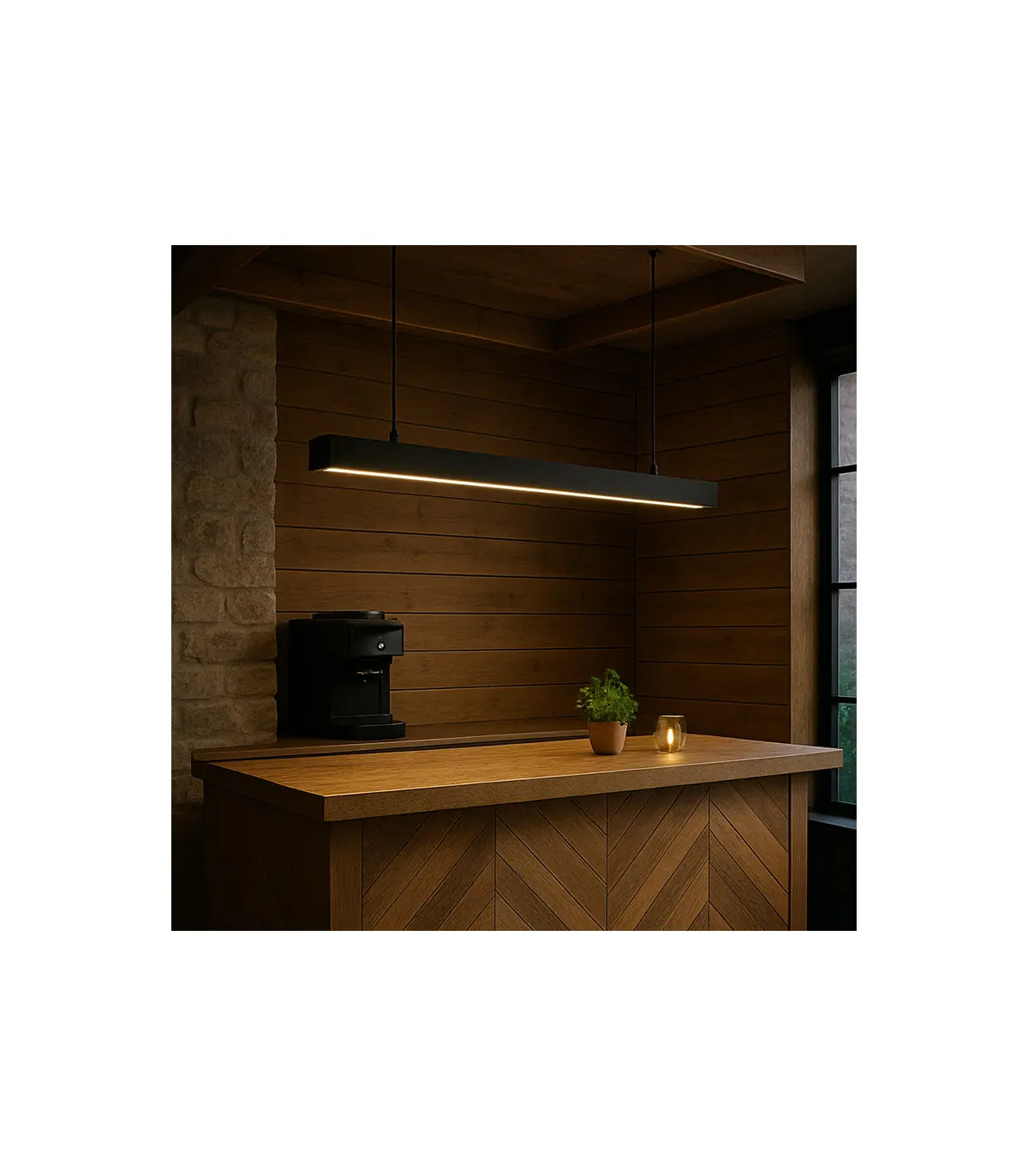 چراغ خطی آویز