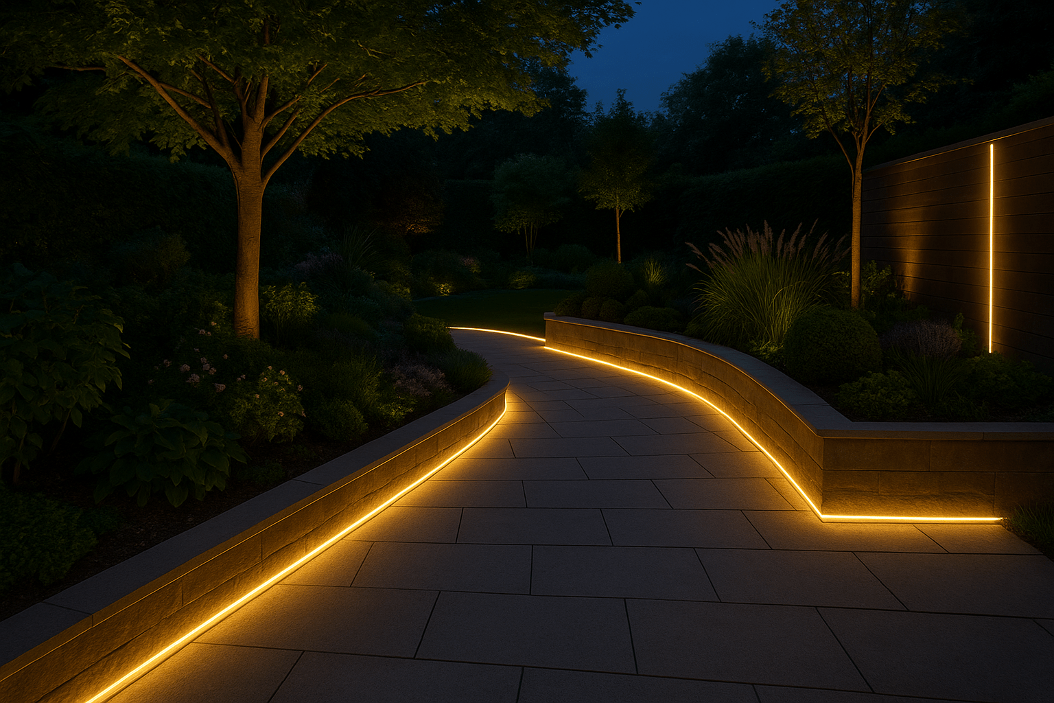 چراغ خطی دفنی